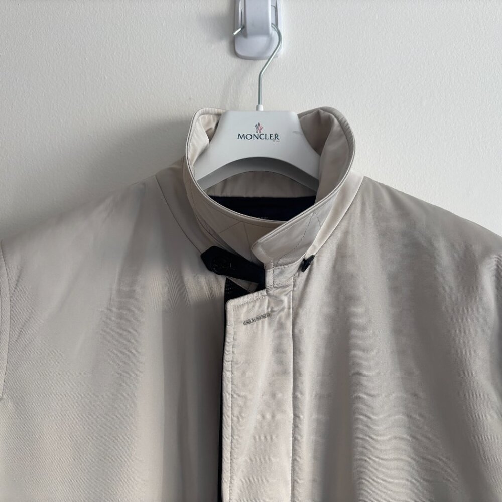 $7000 TOM FORD Faille Down Insulated Raincoat/ Parka Jacket - Beige US 40-42 - Picture 7 of 16